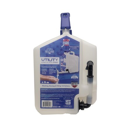 Surecan 5 Utility Can With Spigot SUR5SU1